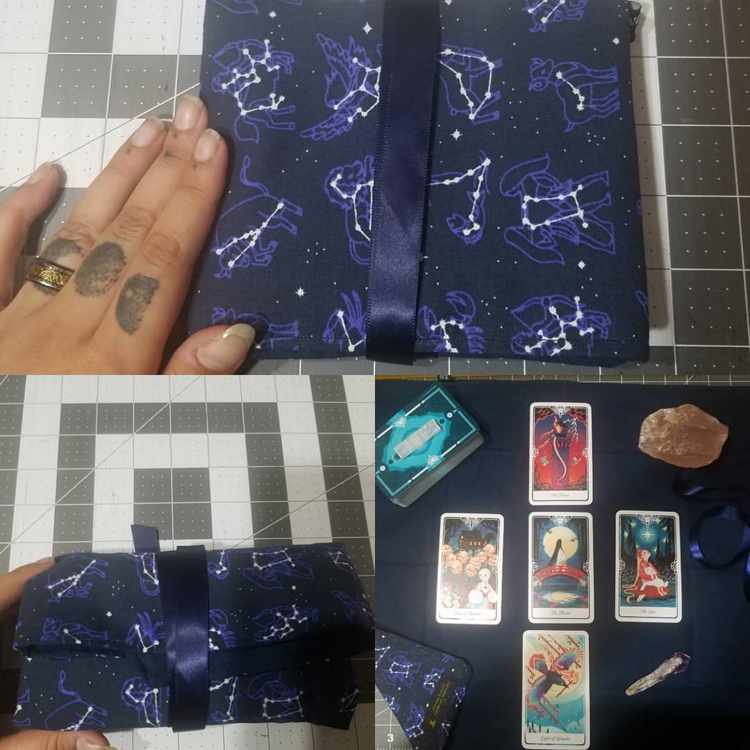 Navy Constellations Tarot Wrap