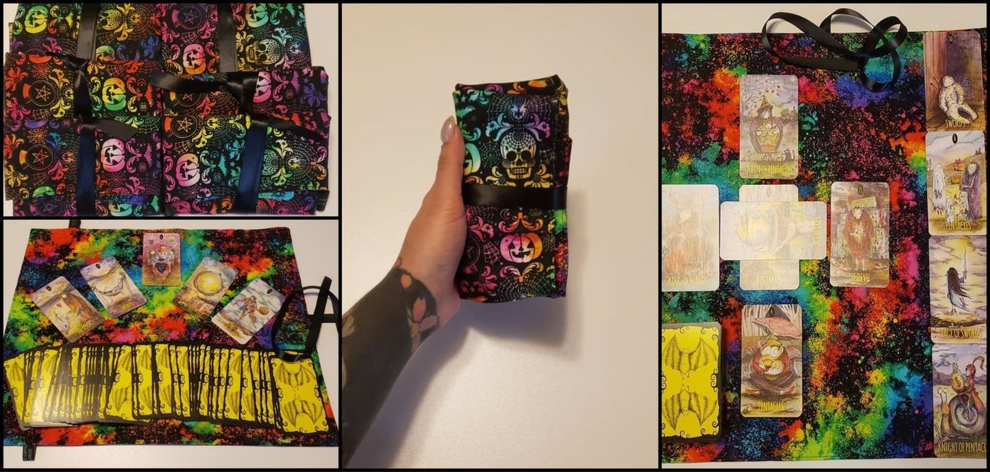 Halloween Splatter Tarot Wrap