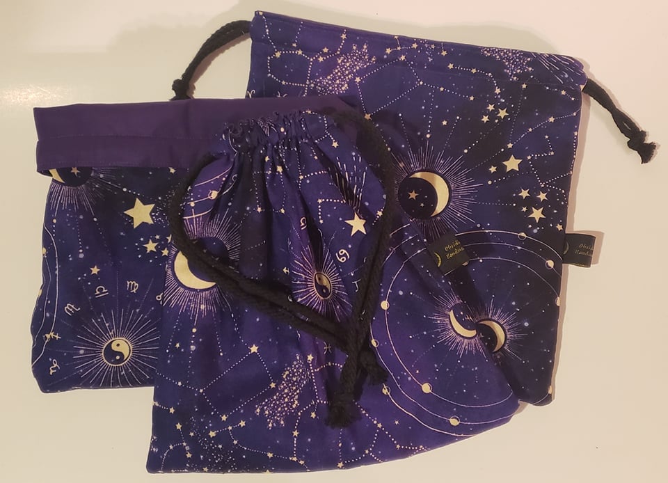 Purple Zodiac Constellations Reg. Bag