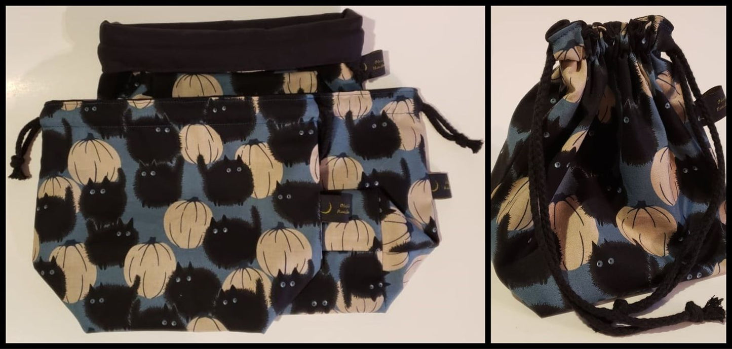 Void Kitties & White Pumpkins Dice Bags