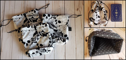 Skulls & Roses Tarot Bag