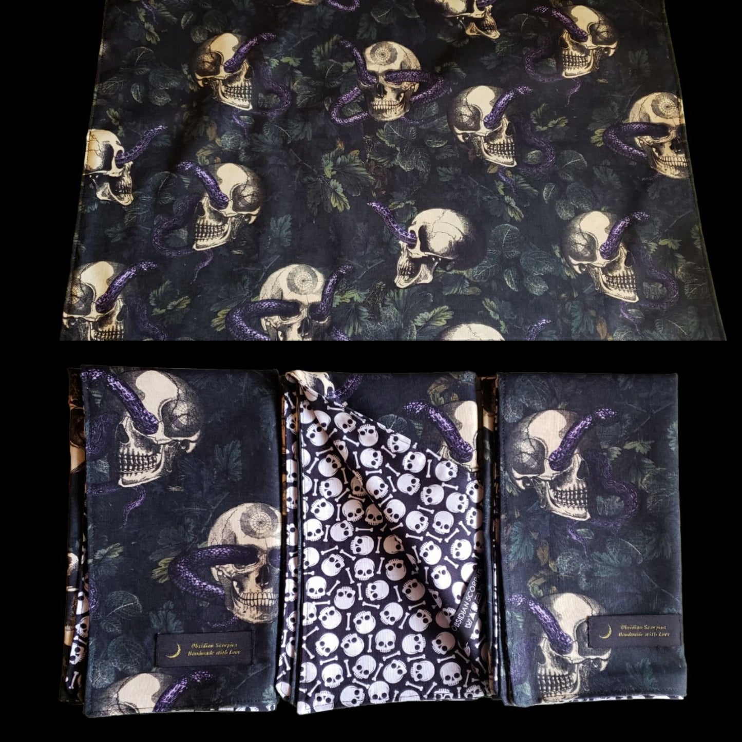 Snakes & Skulls Altar Cloth