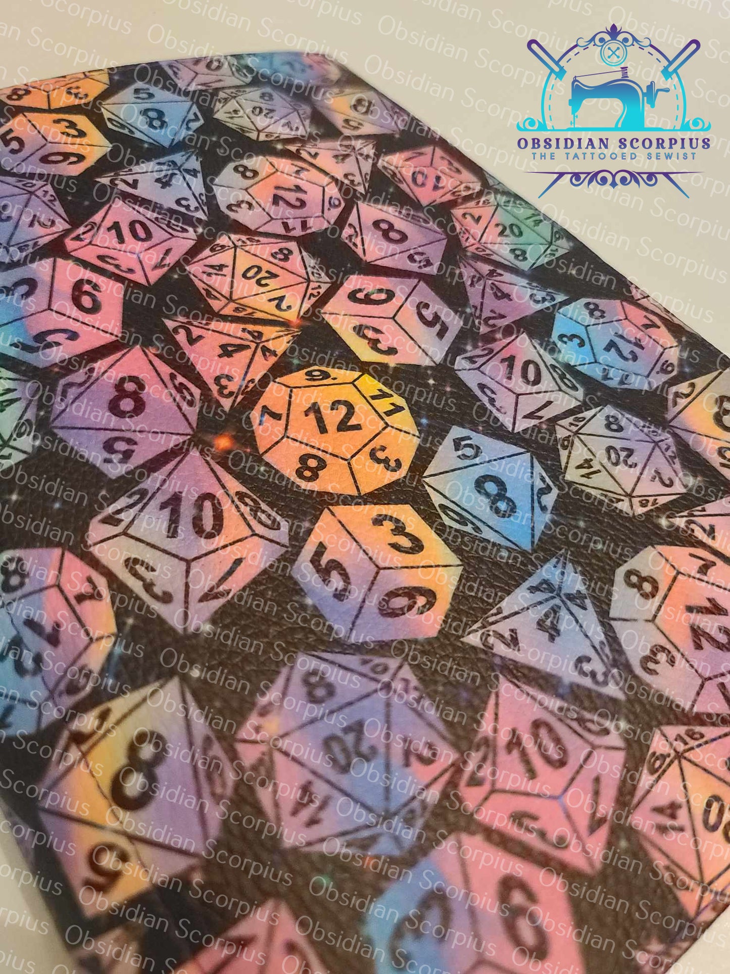 Rainbow Polyhedral Dice